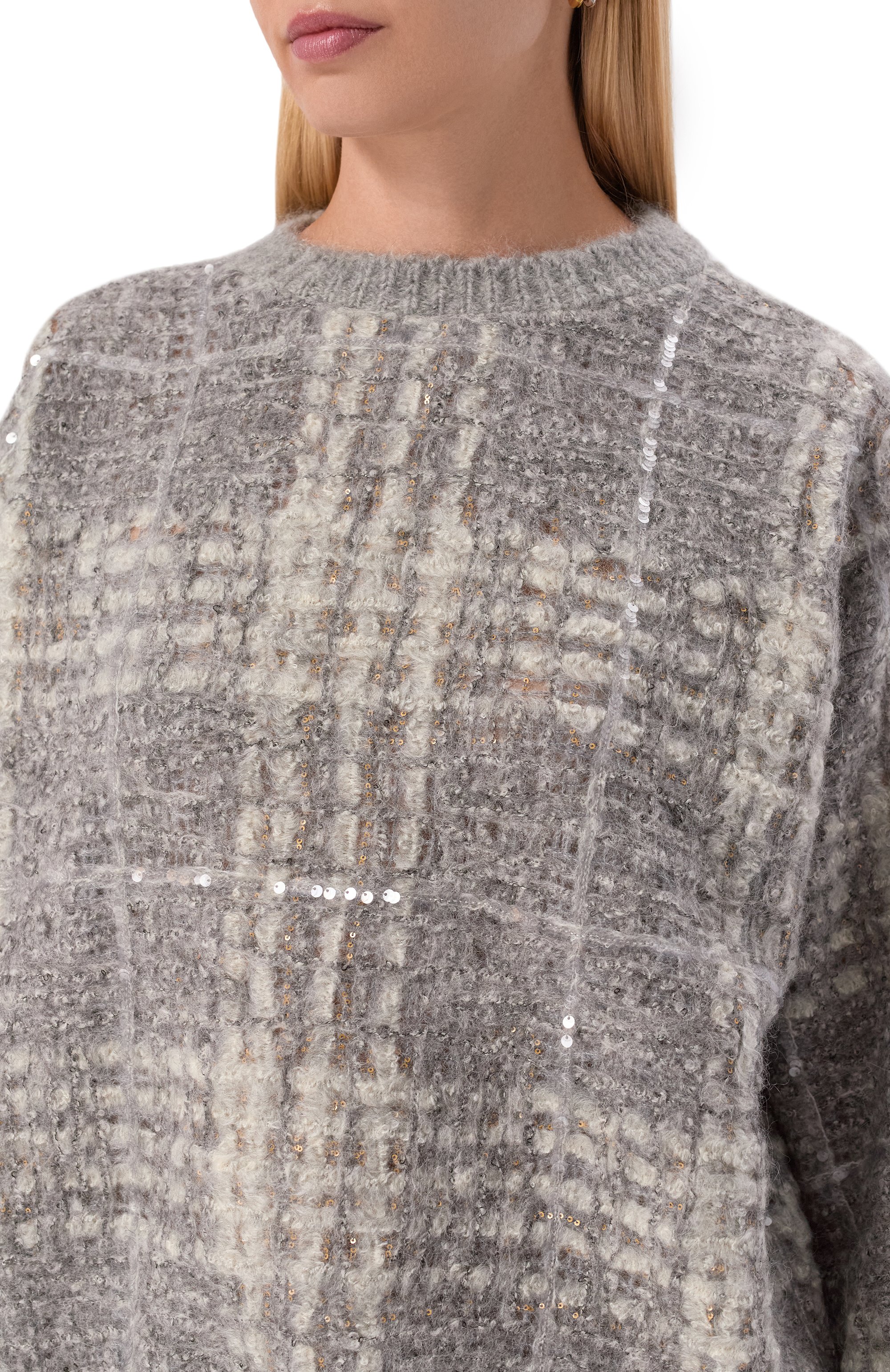 Шерстяной свитер BRUNELLO CUCINELLI, арт. MDXR25510, фото 5