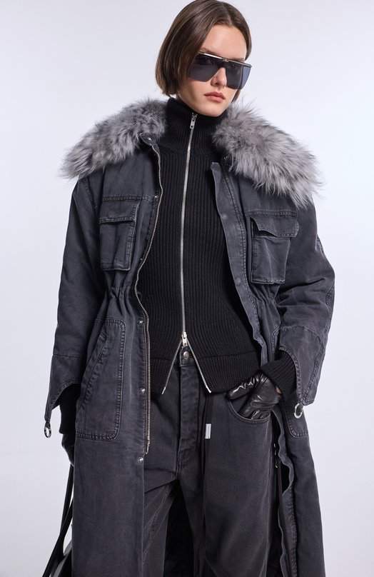 Шерстяной кардиган Maison Margiela S29HP0039/M13181 Чёрный  S29HP0039/M13181 Фото 6