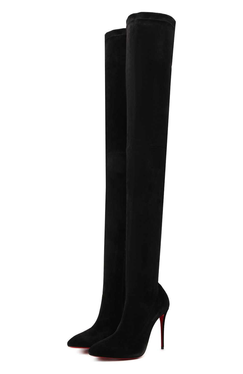 Замшевые ботфорты elouix 100 CHRISTIAN LOUBOUTIN, арт. 3191027/EL0UIX 100, фото 1