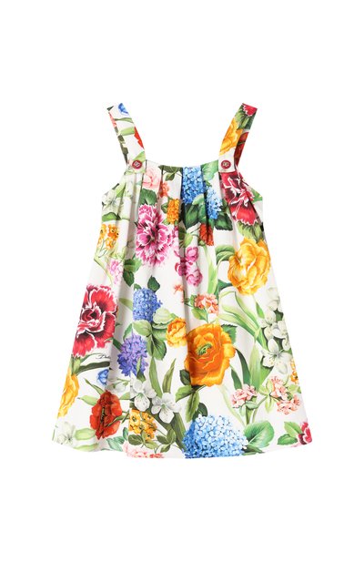 Хлопковый сарафан DOLCE & GABBANA, арт. L54DD7/FSF0B/8-14