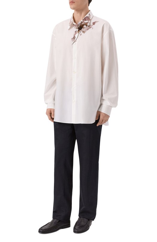 Хлопковая рубашка Dries Van Noten 020732-2008-305 Розовый  020732-2008-305 Фото 2