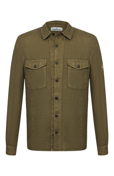 Льняная рубашка STONE ISLAND, арт. 741512001, фото 1