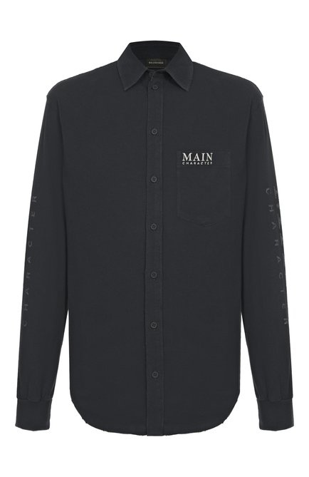 Мужская хлопковая рубашка BALENCIAGA, арт. 850260/TTVB9