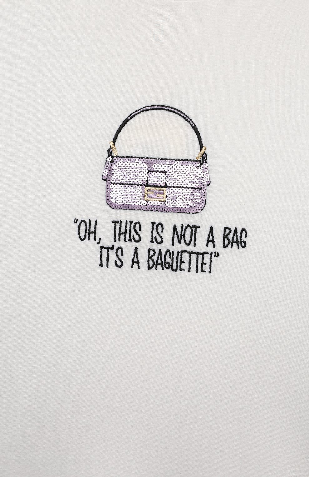 Хлопковая футболка FENDI, арт. JFI294/7AJ/8A-12+, фото 3