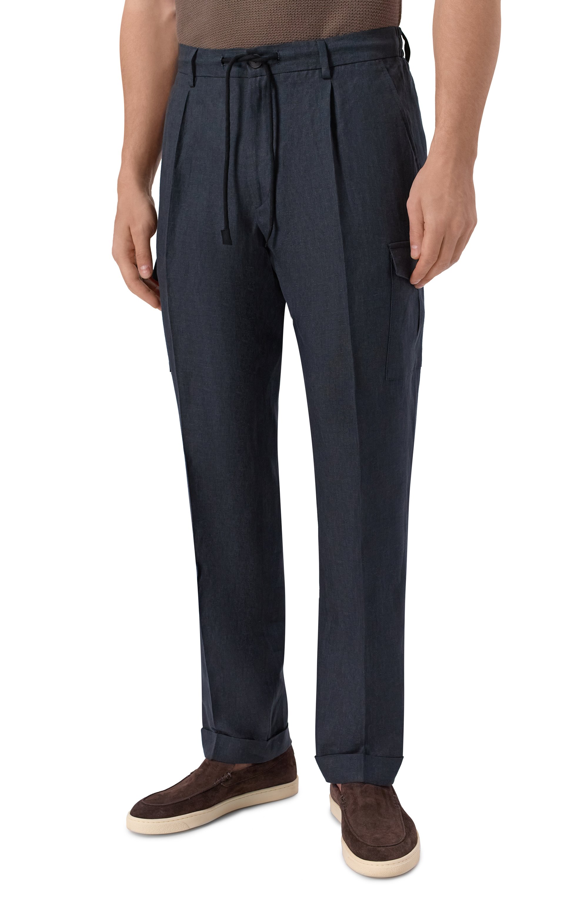 Льняные брюки-карго GRAN SASSO, арт. 76111/57817, фото 3