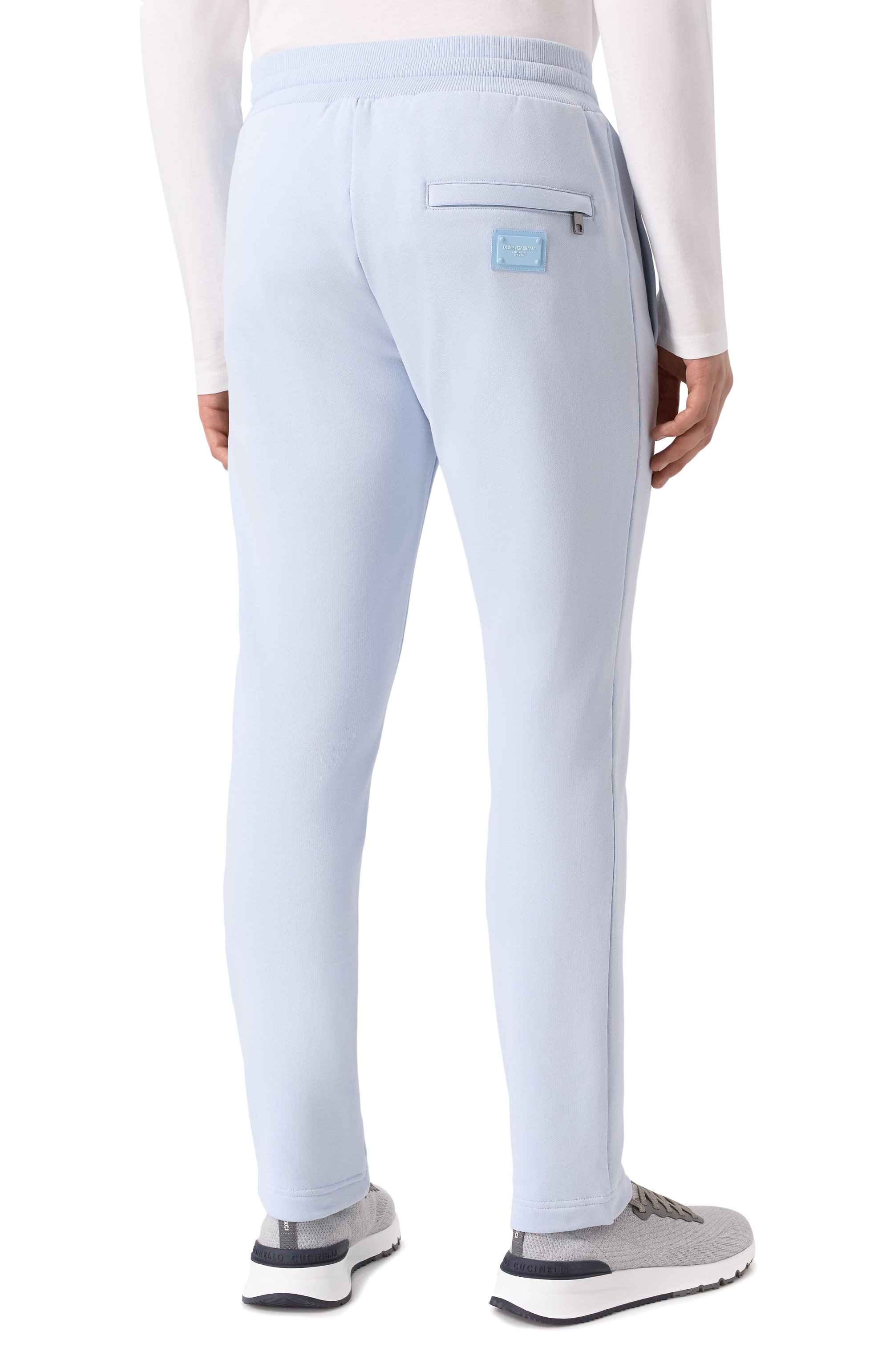 Хлопковые брюки DOLCE & GABBANA, арт. GZ12AT/G7M4Y, фото 4