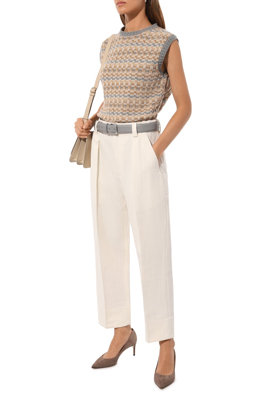 Брюки изо льна и хлопка LORO PIANA, арт. FAN7470, фото 2