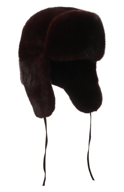 Женская меховая шапка-ушанка френки из норки FURLAND, арт. 0217500110338600000