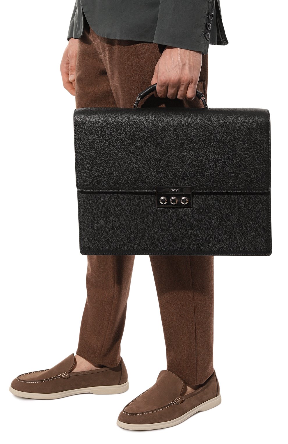 Кожаный портфель BRIONI, арт. 0IUF0L/04702, фото 2