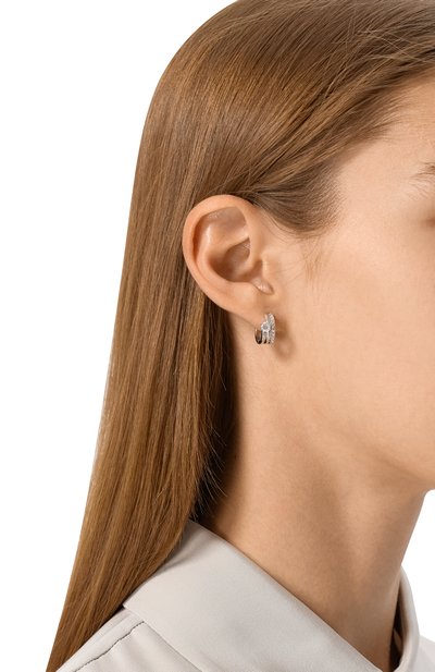 Серьги NUMBERING серебряного цвета по цене 22950 руб., арт. 8104, фото 2 Серьги NUMBERING, арт. 8104, фото 2