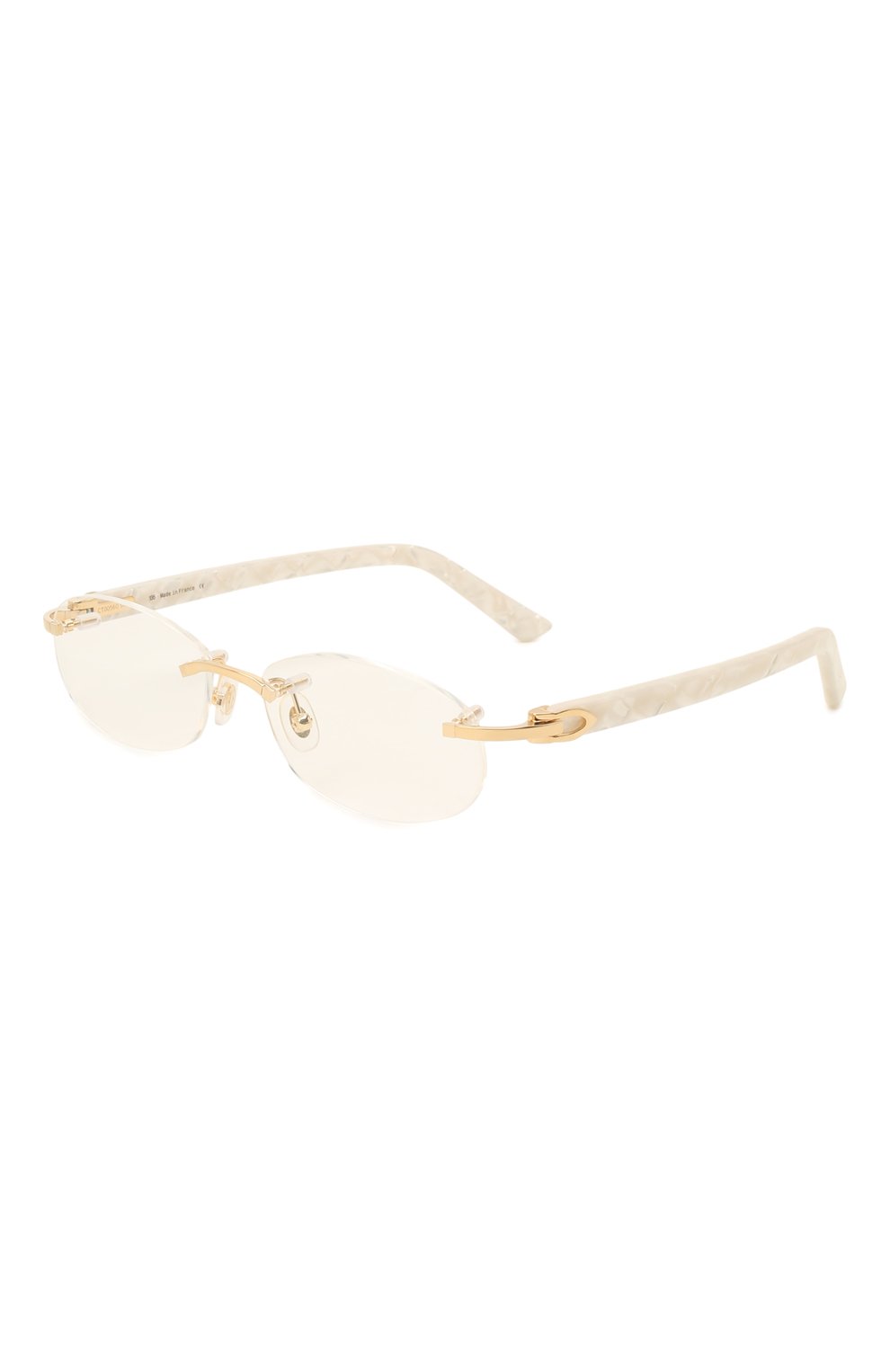 Оправа CARTIER белого цвета по цене 59950 руб., арт. CT0056 002, фото 1 Оправа CARTIER, арт. CT0056 002, фото 1