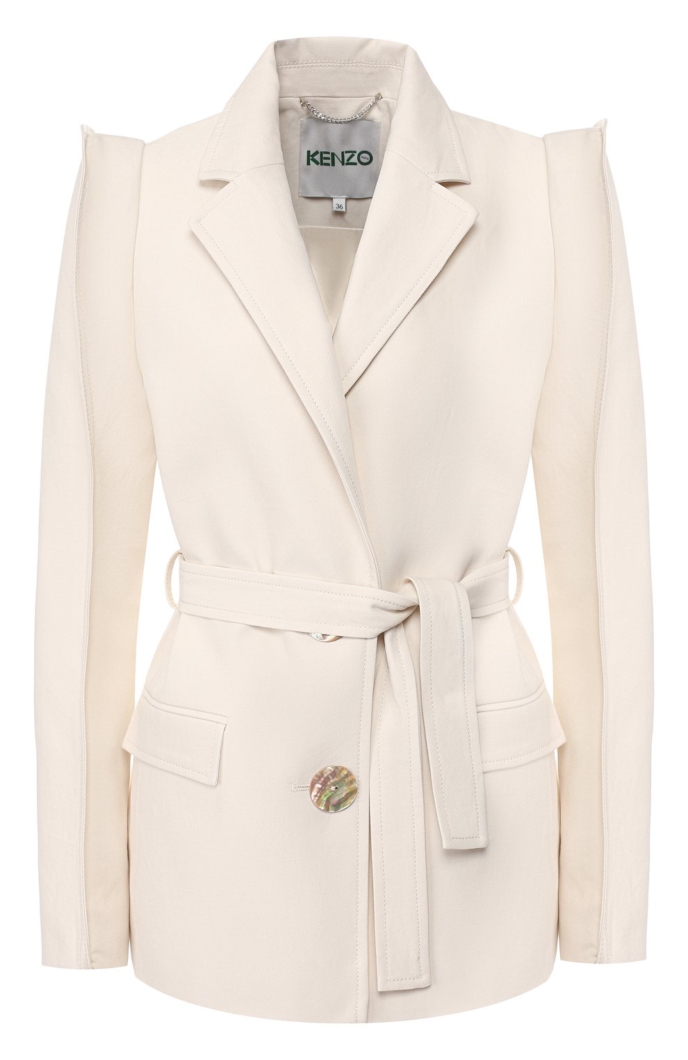 Жакет из смеси хлопка и льна KENZO, арт. FA52VE0125A0, фото 1