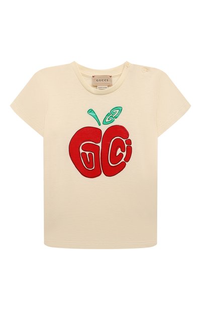 Хлопковая футболка GUCCI, арт. 555675/XJF86