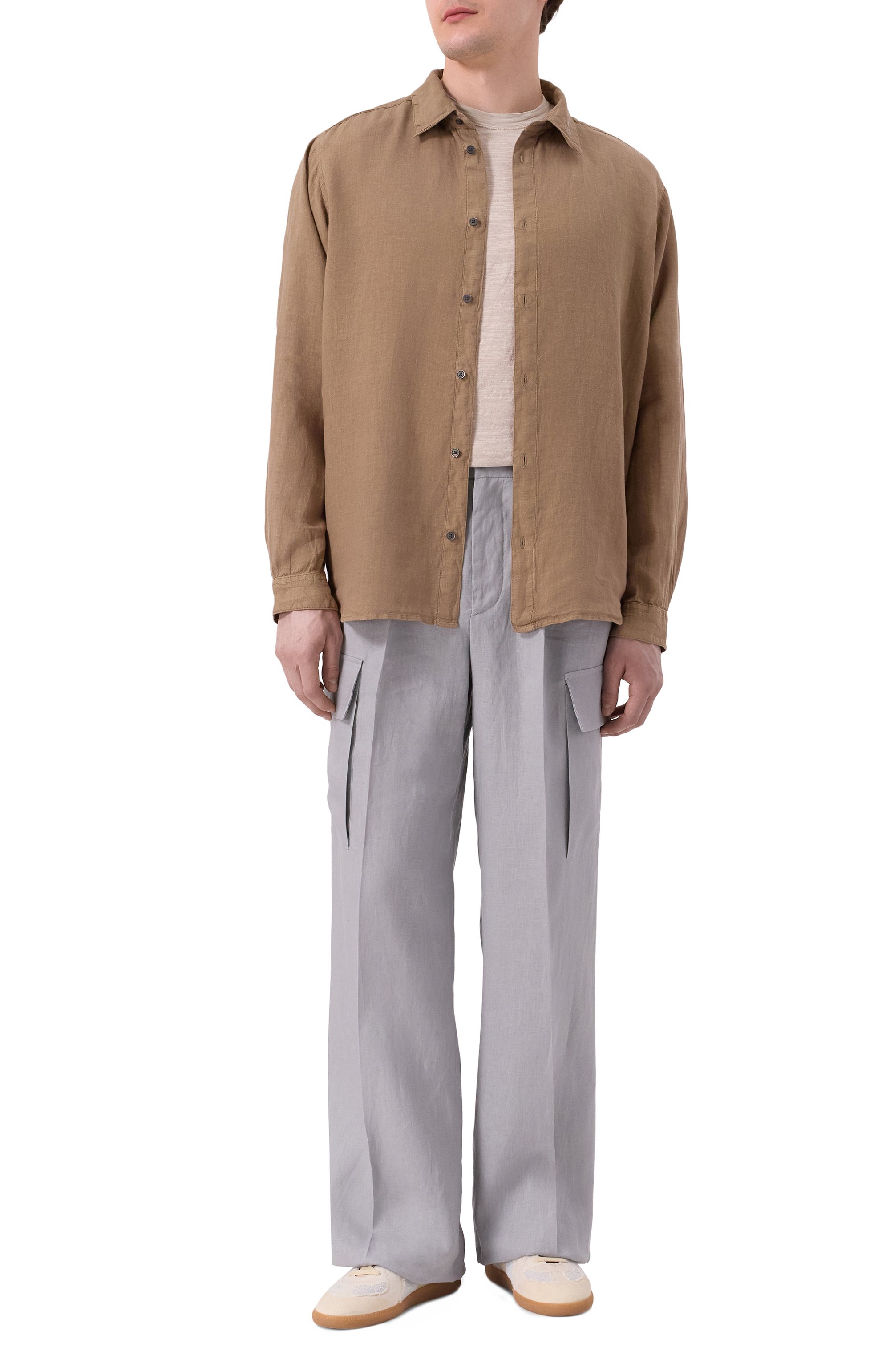 Льняные брюки-карго HEVO, арт. T0RREQUETTA 090/H716, фото 2