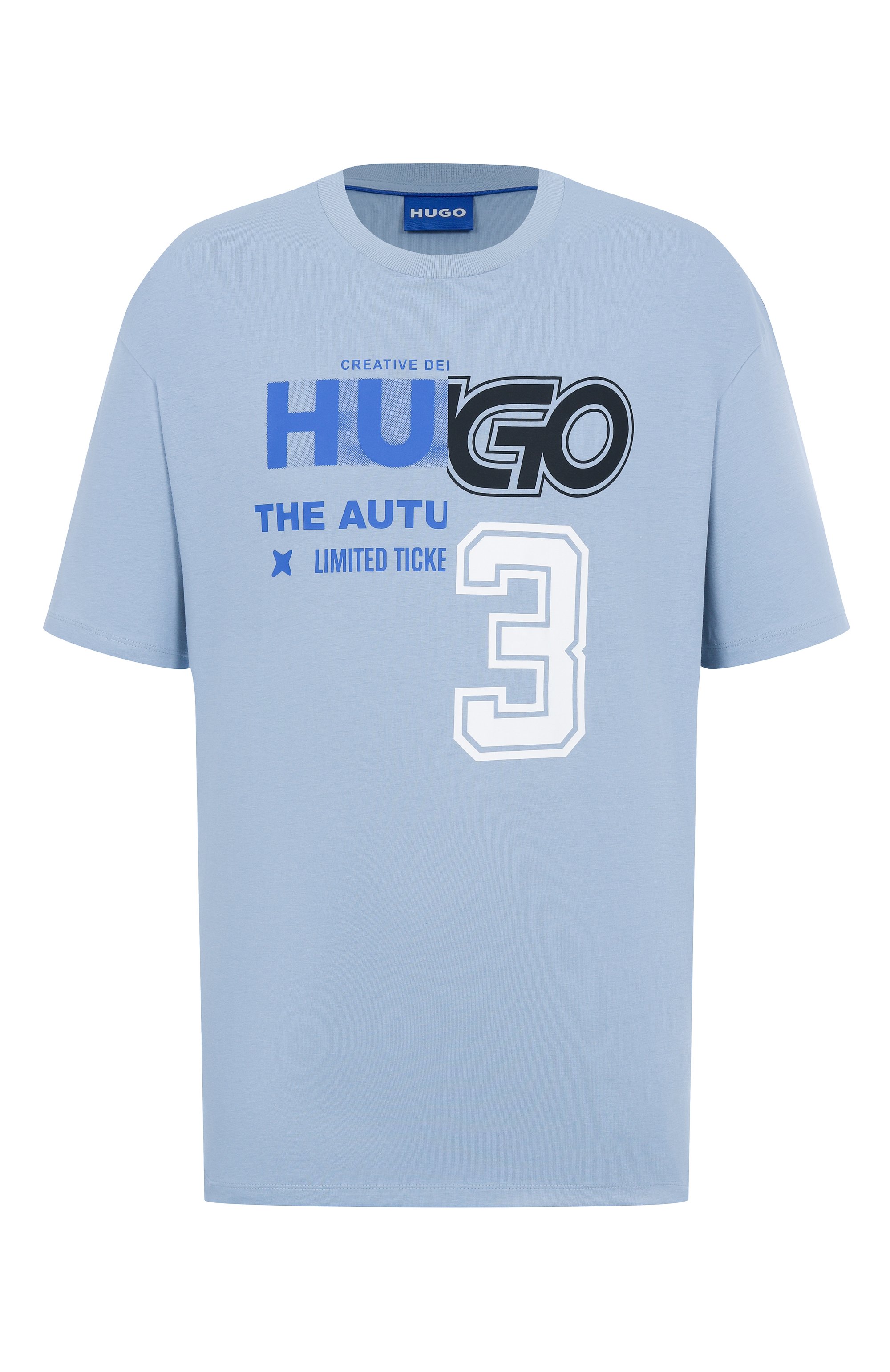 Хлопковая футболка HUGO BLUE, арт. 50544168, фото 1