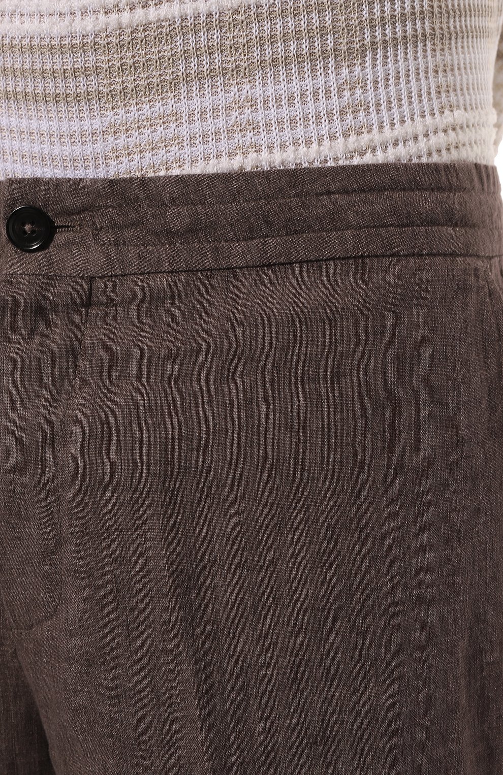 Льняные шорты ZEGNA, арт. UDI32A7/TB11, фото 5