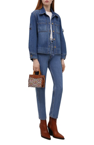 Сумка rogue 17 COACH коричневого цвета по цене 56700 руб., арт. C5465, фото 3 Сумка rogue 17 COACH, арт. C5465, фото 3