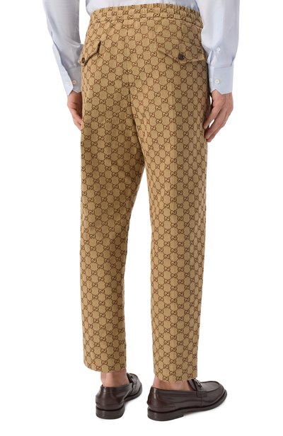 Хлопковые брюки GUCCI, арт. 569769/ZKU09, фото 4