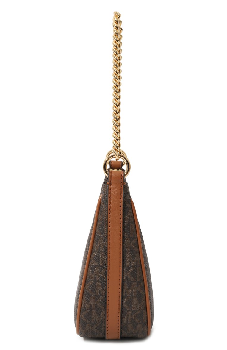 Женская сумка jet set charm small MICHAEL MICHAEL KORS коричневого цвета, арт. 32H1GT9C1B | Фото 4 (Размер: small; Материал: Экокожа; Сумки-технические: Сумки top-handle)