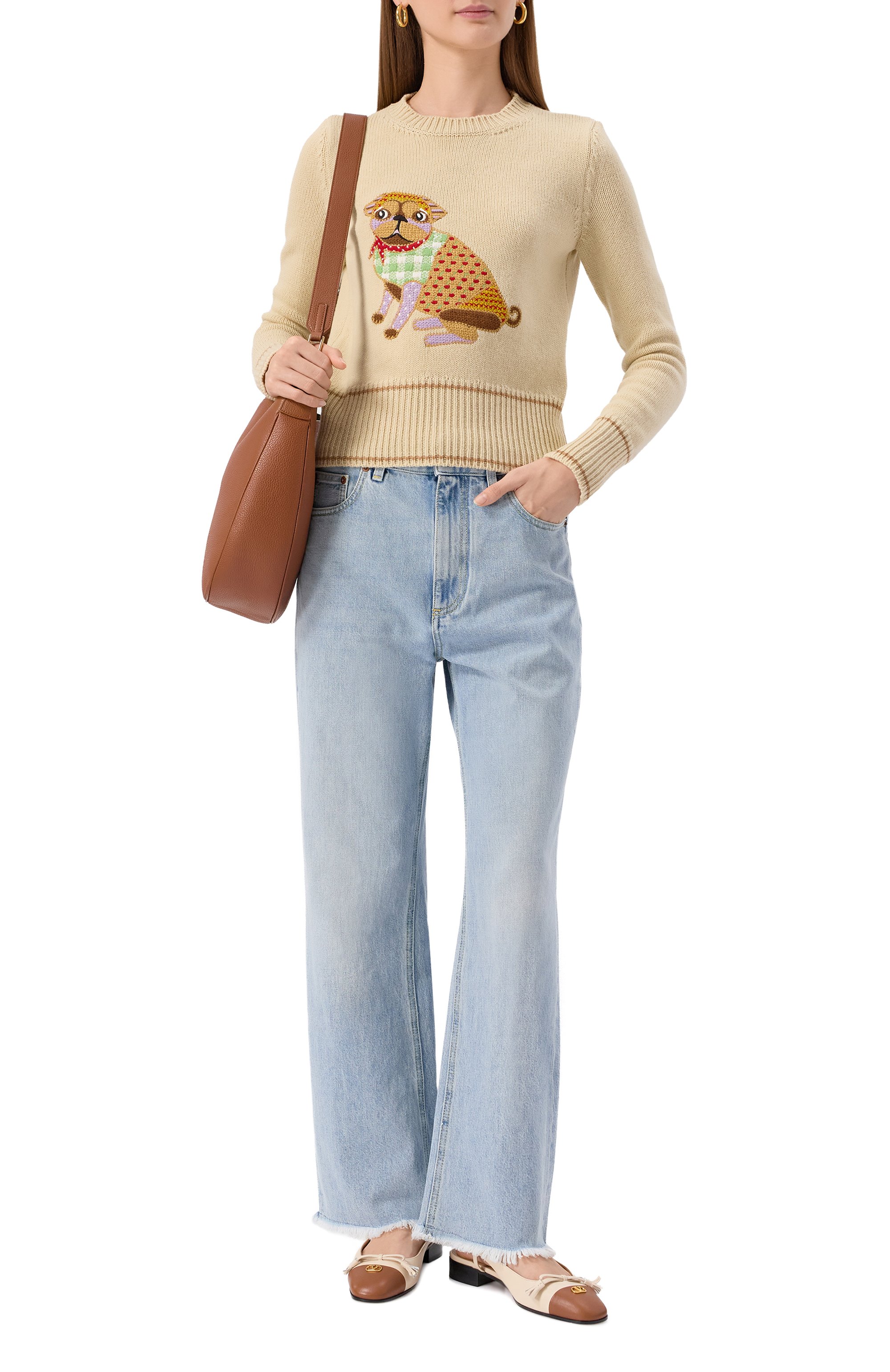 Шерстяной свитер VALENTINO, арт. 7B3KC66X9K2, фото 2