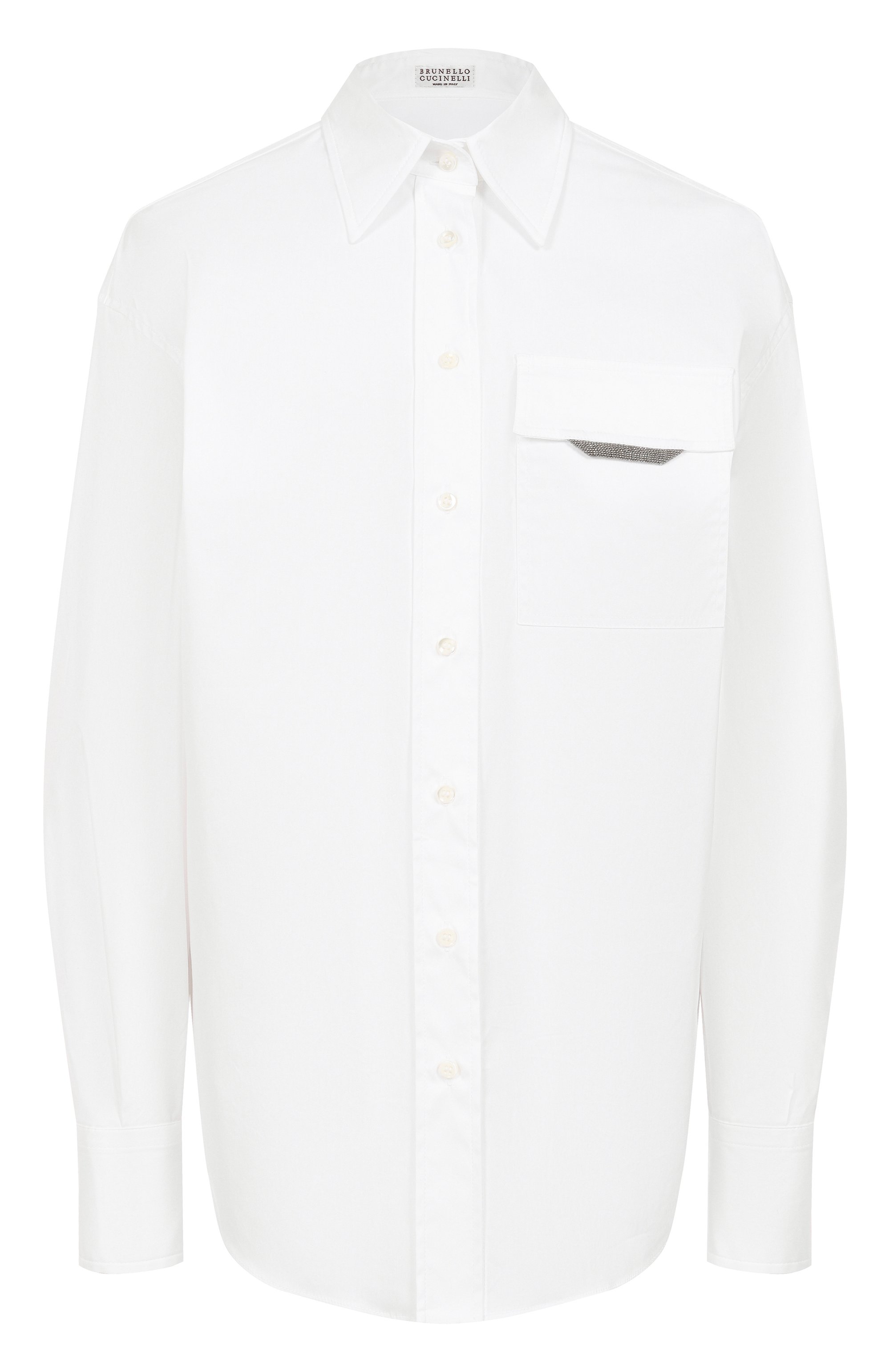 Хлопковая рубашка BRUNELLO CUCINELLI, арт. MP091MY516, фото 1