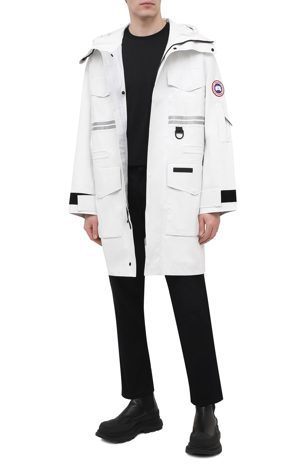 Плащ mogan CANADA GOOSE белого цвета по цене 152500 руб., арт. 8808MC, фото 2 Плащ mogan CANADA GOOSE, арт. 8808MC, фото 2