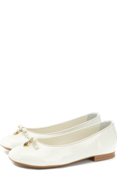 Кожаные балетки DOLCE & GABBANA, арт. D10341/A1328/29-36, фото 1