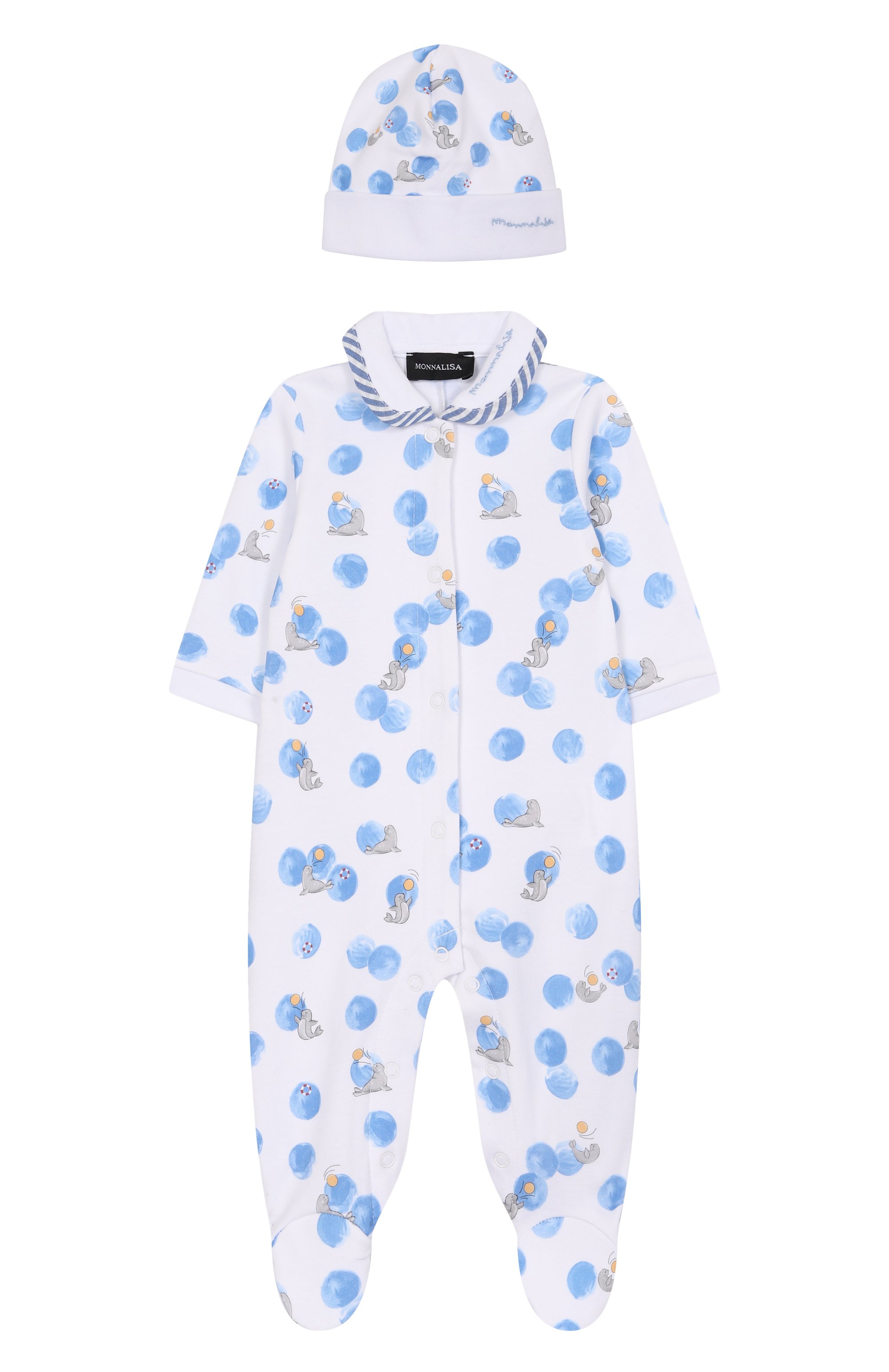 Комплект из комбинезона и шапки MONNALISA, арт. 22E511, фото 1