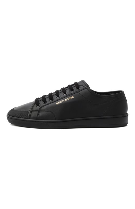 Кожаные кеды Court Classic SL/39 Saint Laurent 820087/00N00 Чёрный  820087/00N00 Фото 4