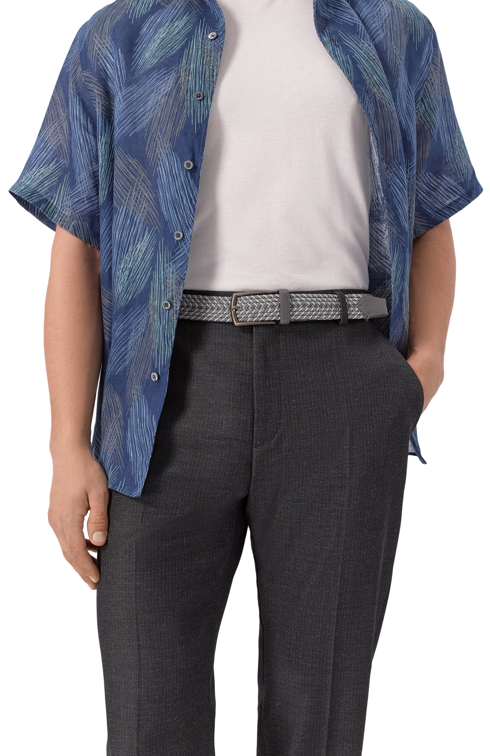 Текстильный ремень ZEGNA, арт. B024CZ/LHTEC, фото 2