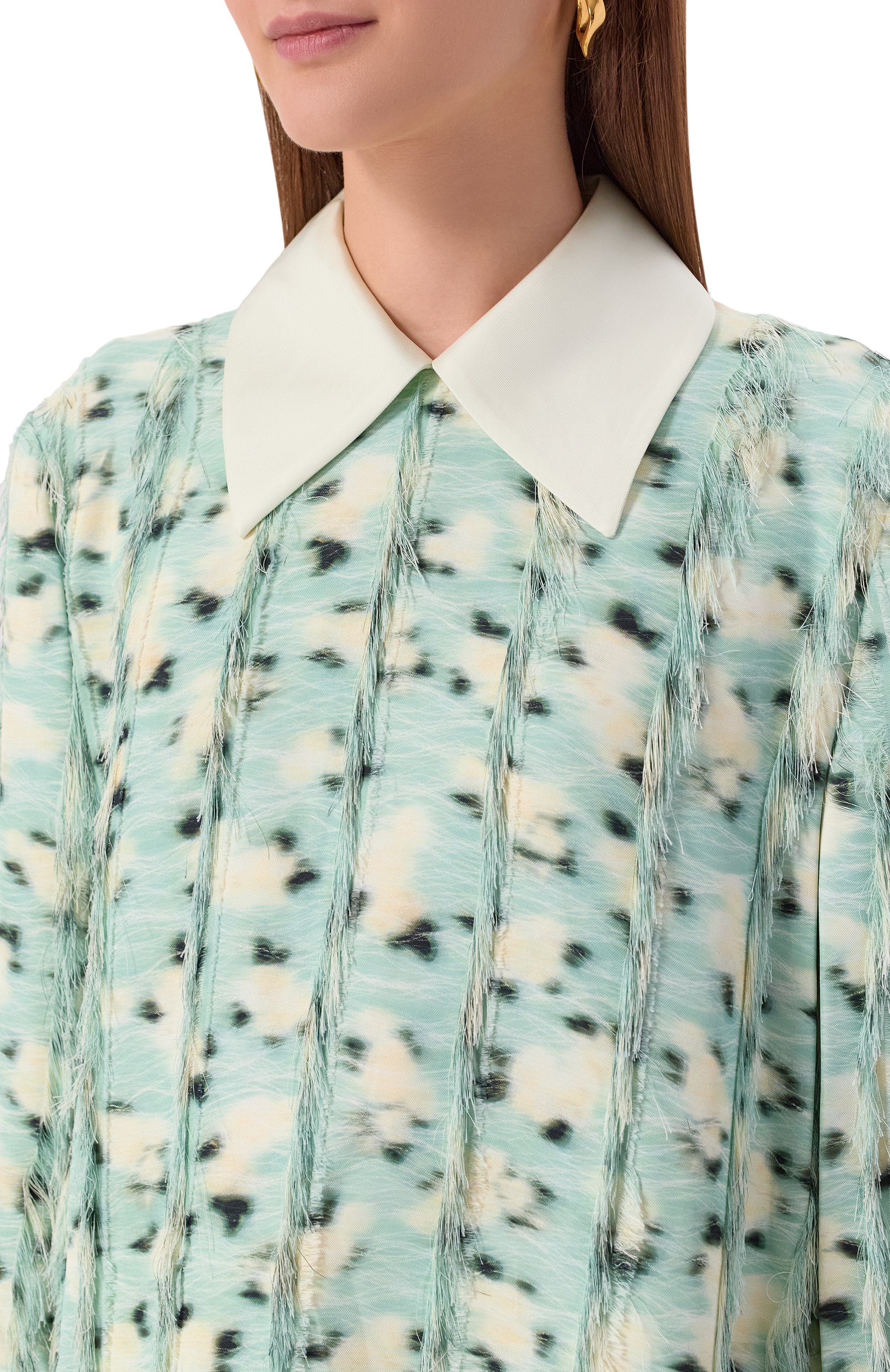 Блузка из вискозы JIL SANDER, арт. J01NC0173/J65335, фото 5