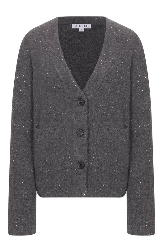 Кардиган из кашемира и хлопка Addicted MK900 SEQ-1 Серый MK900 SEQ-1