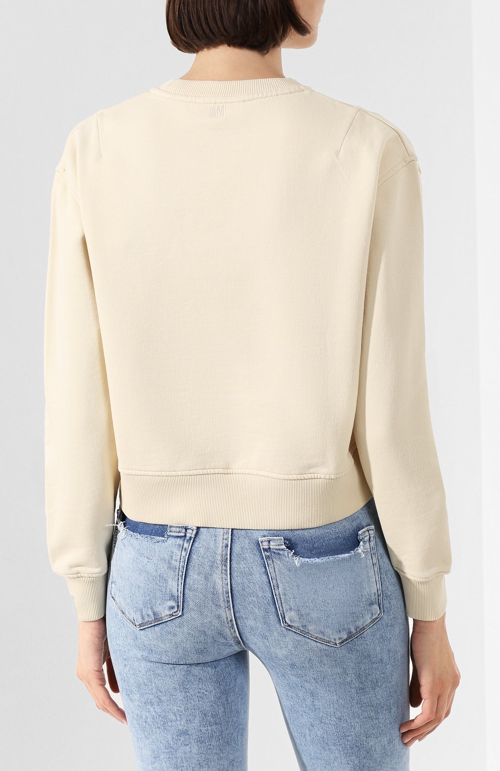 Хлопковый свитшот AMI, арт. E20FJ007.730, фото 4