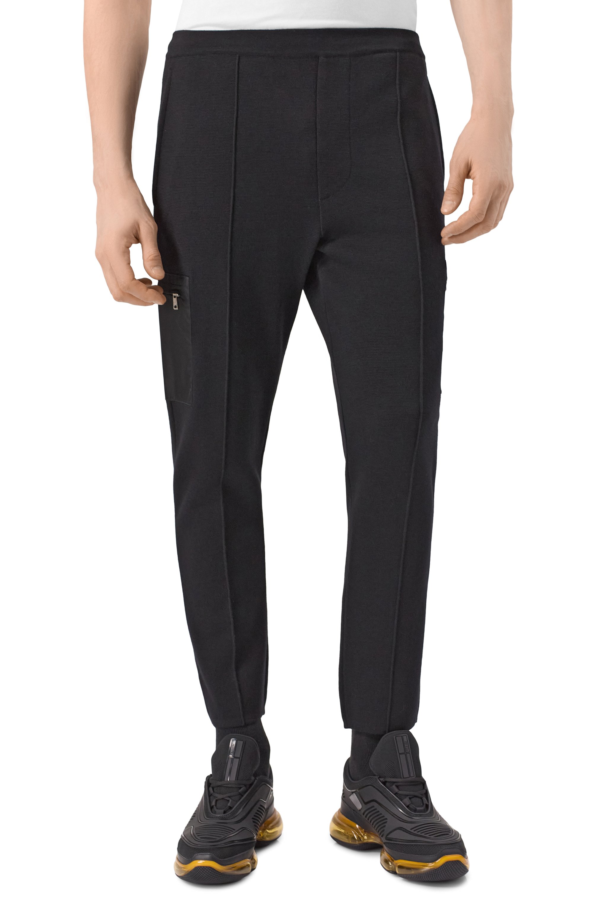 Шерстяные брюки-карго PRADA, арт. UMP77-1YDT-F0002-211, фото 3