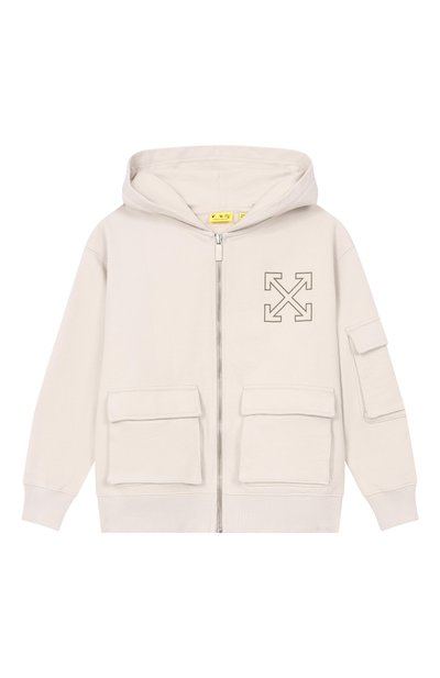 Хлопковая толстовка OFF-WHITE, арт. 0BBE005S26FLE001_001