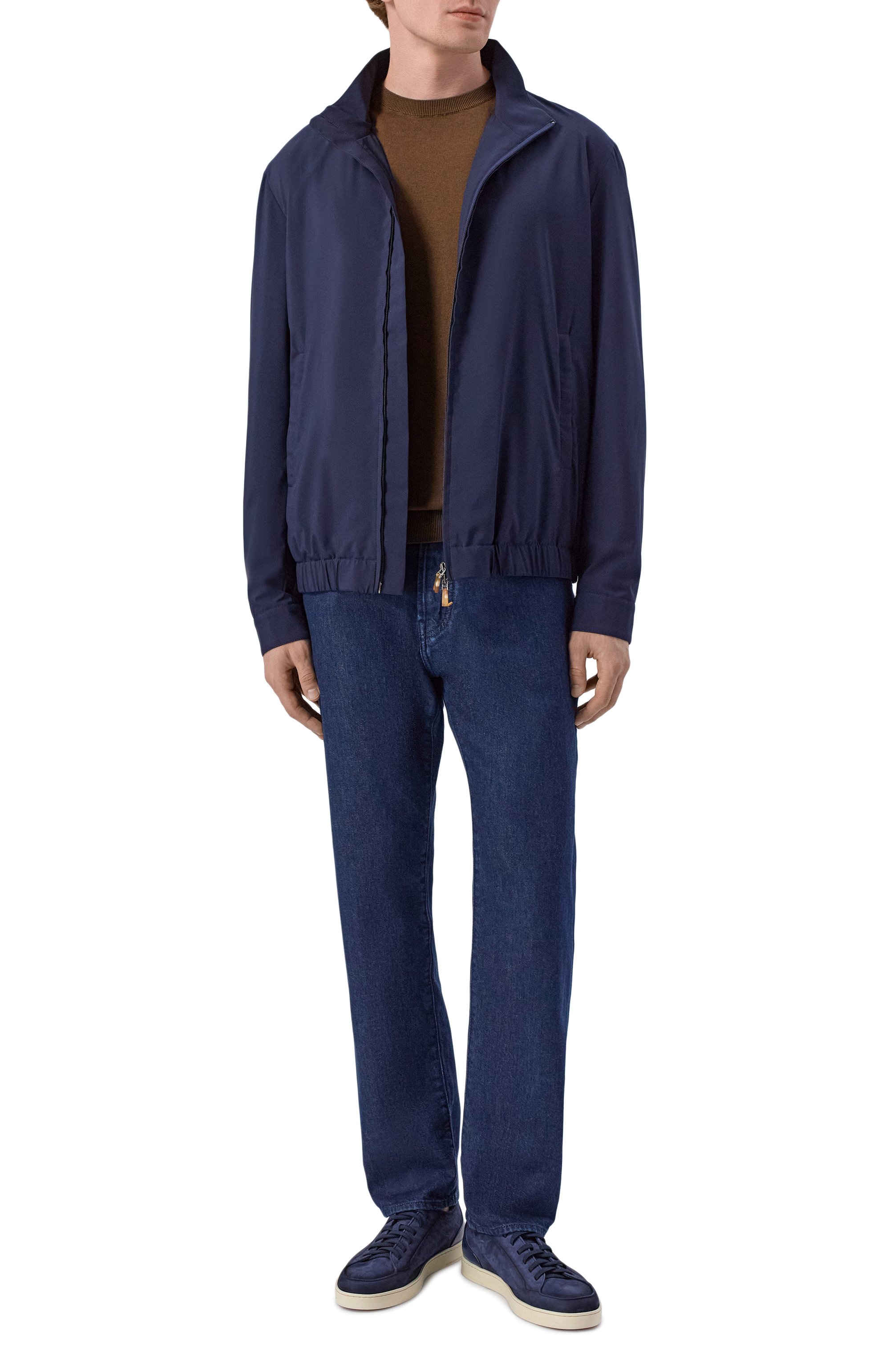 Джемпер из шелка и хлопка ANDREA CAMPAGNA, арт. M5425-1033, фото 2