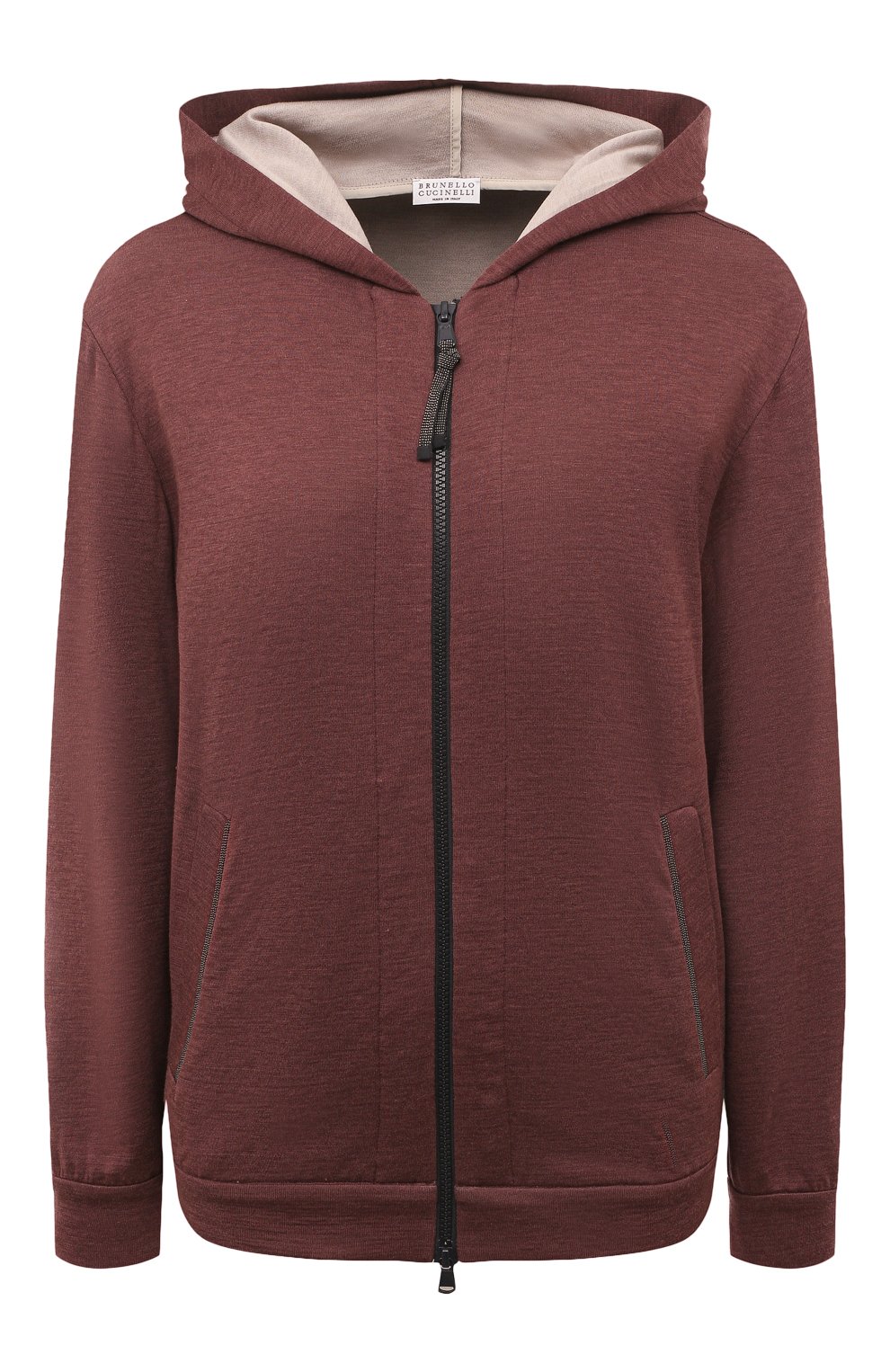 Толстовка из хлопка и шелка BRUNELLO CUCINELLI, арт. MD828B1065, фото 1