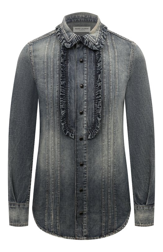 Джинсовая рубашка Saint Laurent 663871/Y24AA Синий 663871/Y24AA