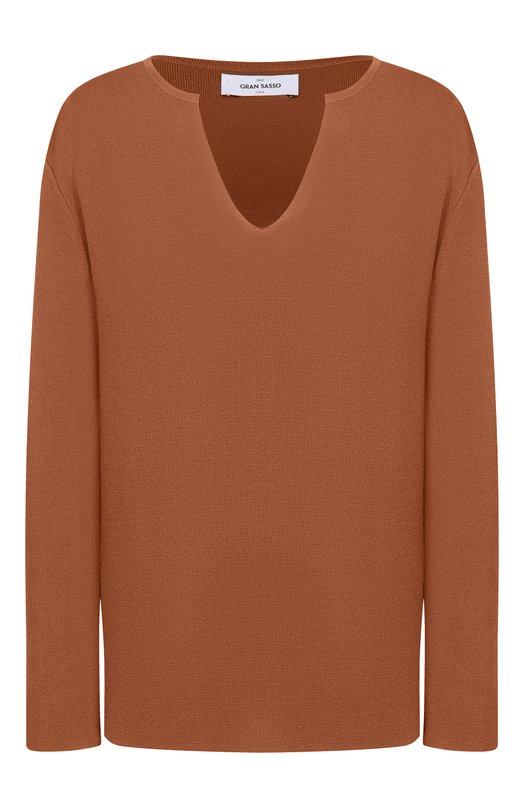 Пуловер из вискозы Gran Sasso 57214/27814 Коричневый 57214/27814