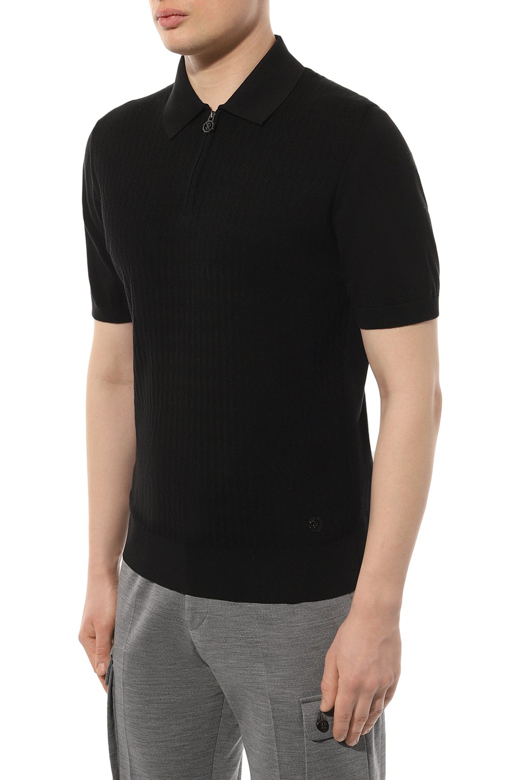 Поло из шелка и хлопка STEFANO RICCI, арт. K818066P31/F24171, фото 3