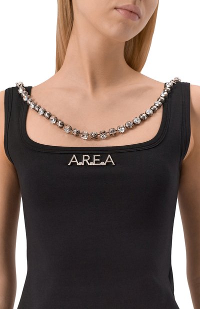 Хлопковая майка AREA черного цвета по цене 51500 руб., арт. 0000TP0021FA01, фото 5 Хлопковая майка AREA, арт. 0000TP0021FA01, фото 5