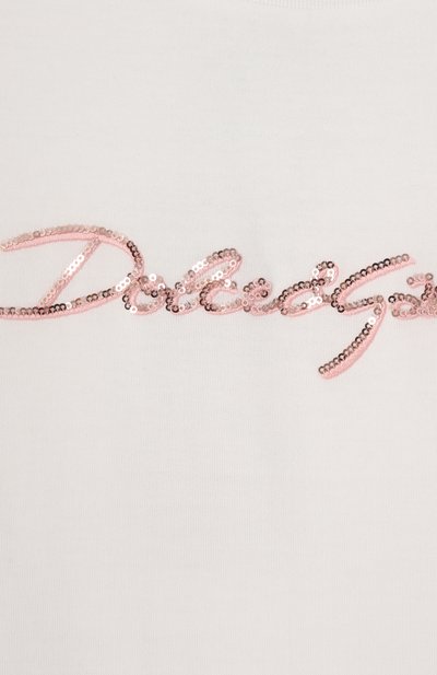 Хлопковая футболка DOLCE & GABBANA, арт. L5JTNK/G700Y/8-14, фото 3