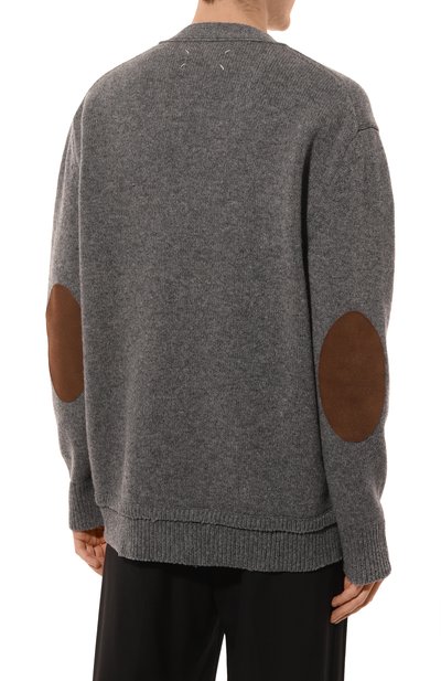 Кардиган из шерсти и льна MAISON MARGIELA, арт. SI1GP0003/S18064, фото 4
