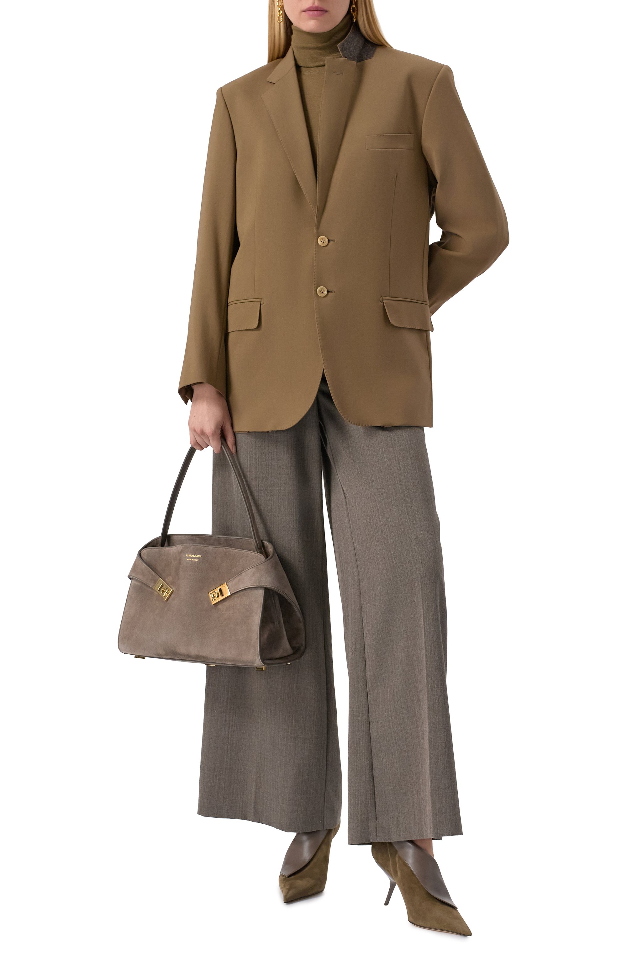 Сумка hug soft medium FERRAGAMO, арт. 219816/784180, фото 7