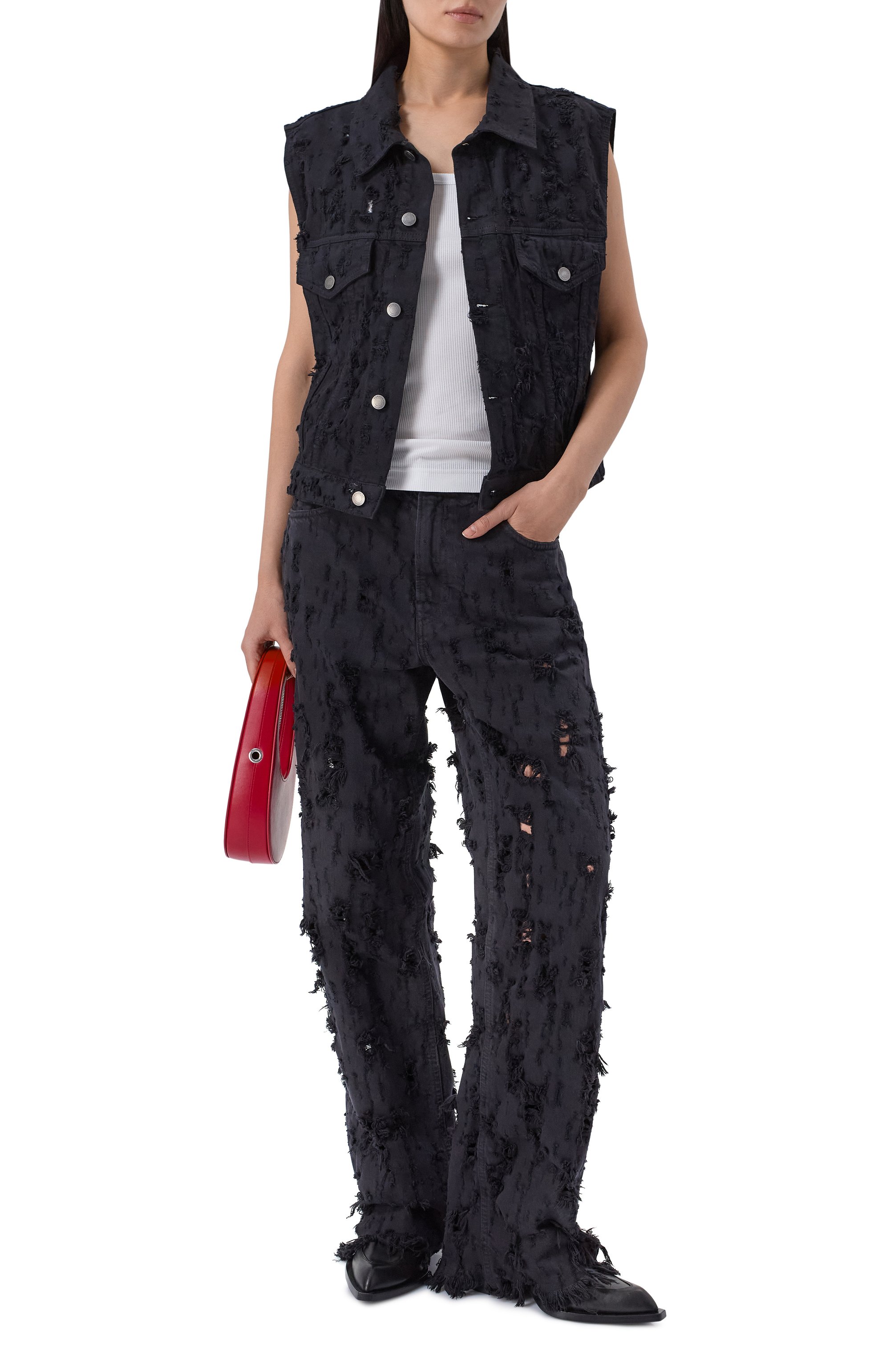 Джинсы bonnie HAIKURE, арт. HEW03330GF180PXD/B0NNIE BULL DESTR0Y, фото 2