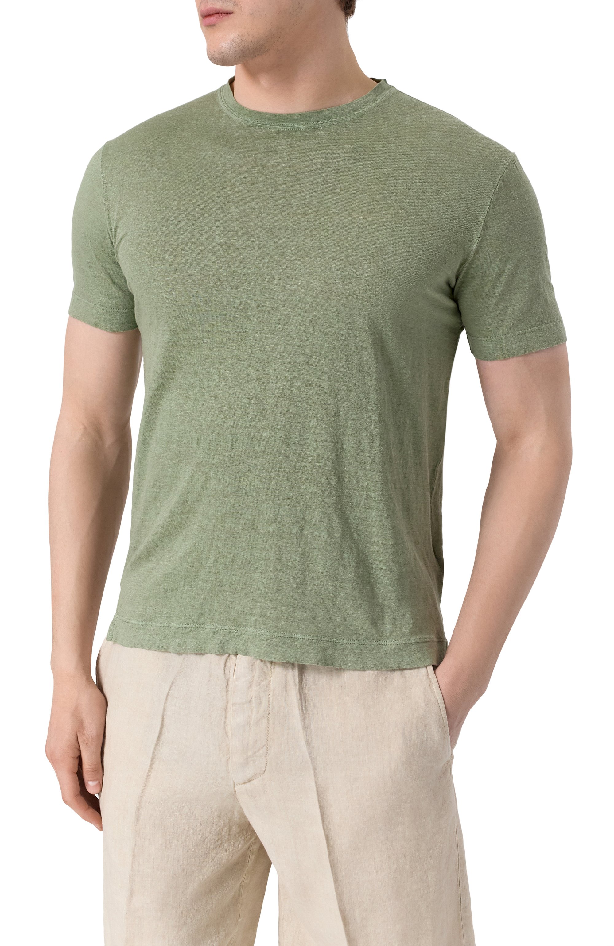 Льняная футболка CANALI, арт. T0869/MJ02244, фото 3