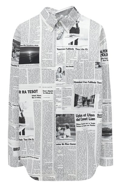 Хлопковая рубашка BALENCIAGA, арт. 642302/TJLJ2, фото 1