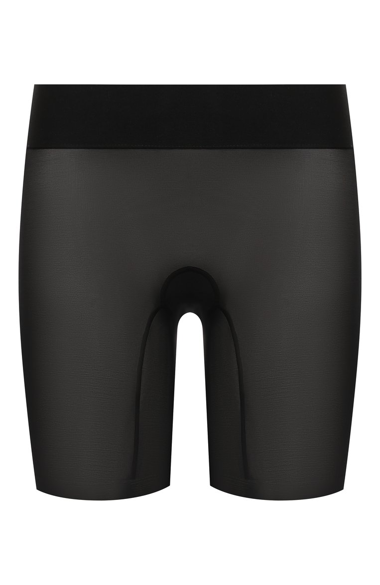 Женские шорты WOLFORD черного цвета, арт. 4W2011 | Фото 1 (Автоматизация состава: Проставлено; Материал внешний: Синтетический материал; Нос: Не проставлено)
