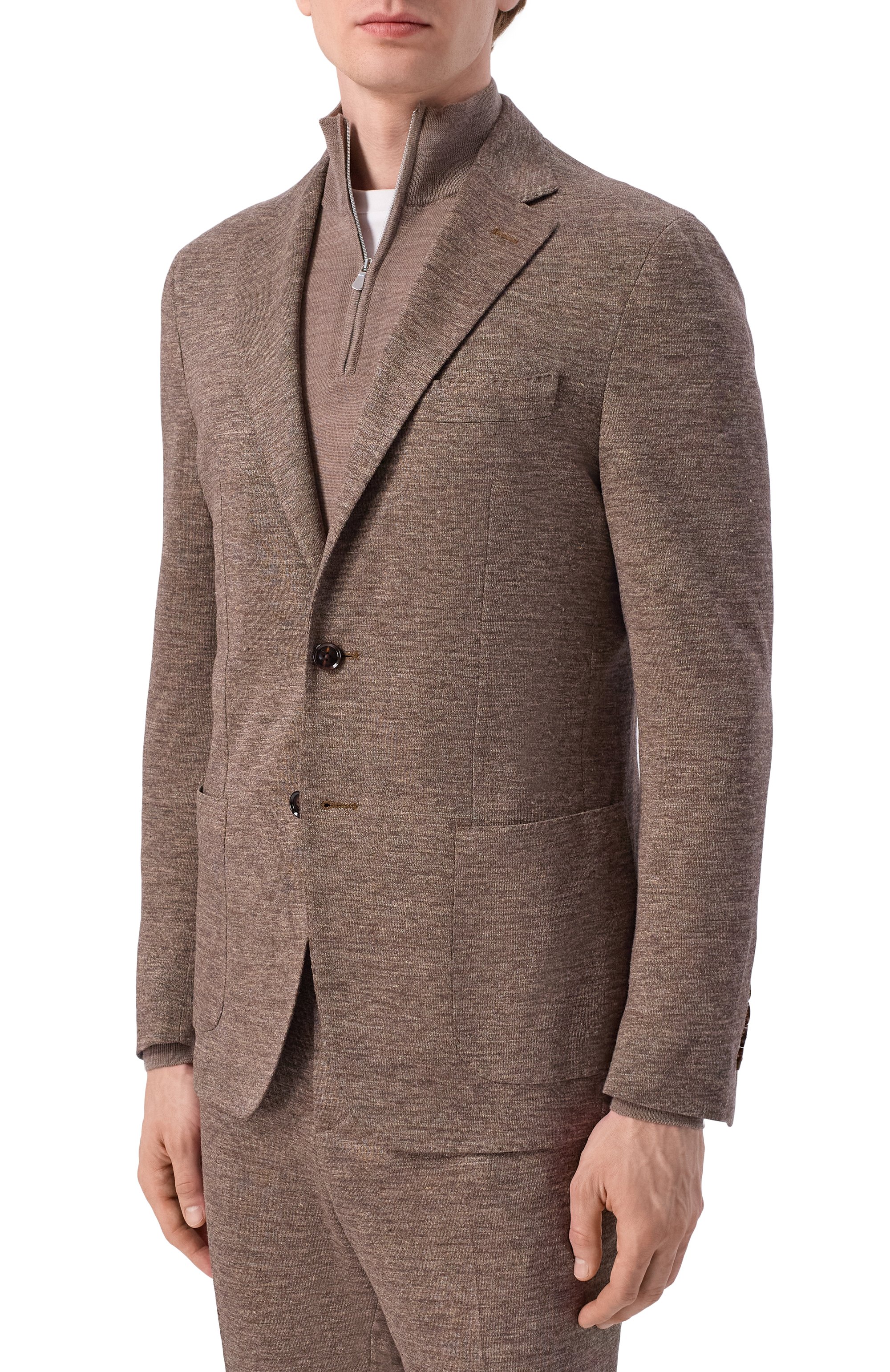 Пиджак изо льна и хлопка ANDREA CAMPAGNA, арт. BIELLA/MULTILIN0 17717, фото 3