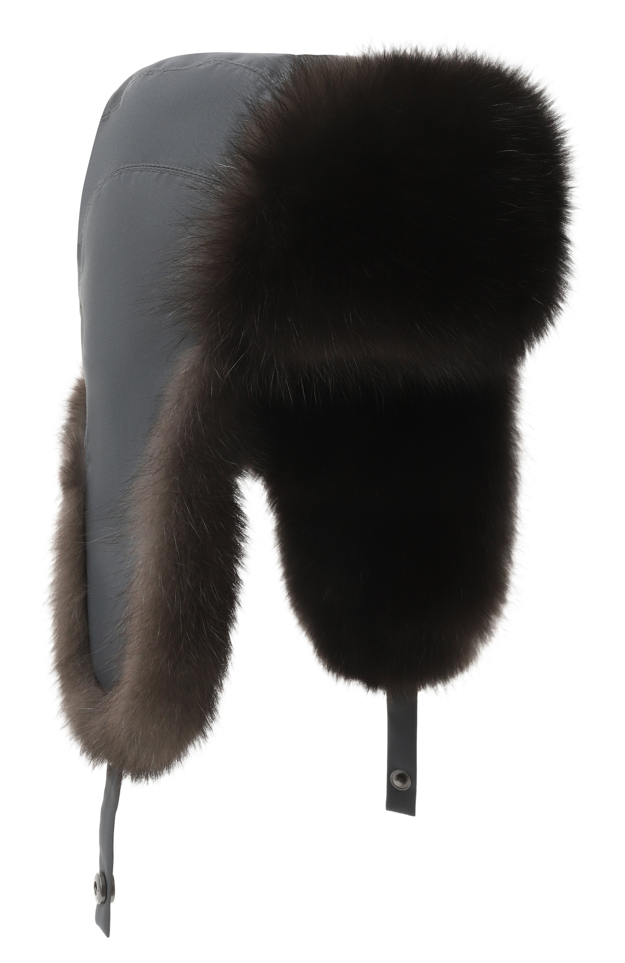 Шапка-ушанка modern с мехом соболя BLACK SABLE, арт. BS-MHMP-EB, фото 1